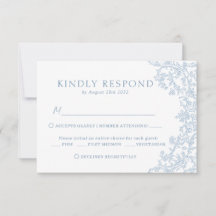 Vintage Casamento de Arte em Linha Azul Barroca Vi