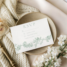 Vintage Classic Sage Floral Wedding 