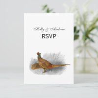 Vintage Pheasant Game Bird Drawing Color 3