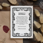 Cartão RSVP Vintage Western Cowboy — Detalhes do Casamento<br><div class="desc">Vintage Western Cowboy Country - Cartão Pormenores de Casamento</div>