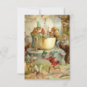 Cartão RSVP "Vitoriano Fairies" por E S Hardy