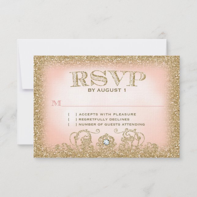 Cartão RSVP VP de tempo uma vez (Frente)