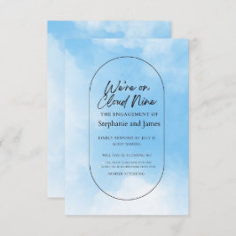Cartão RSVP We're On Cloud Nine Response Card