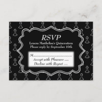 Xadrez Negro e Branco Themed Quincenera