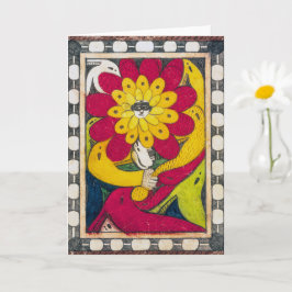 Cartão Rua Adolf-Throne, Flor Rosto | Adolf Wö lfli |