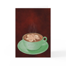 Rua, Cappuccino Art do Dia de Patrick