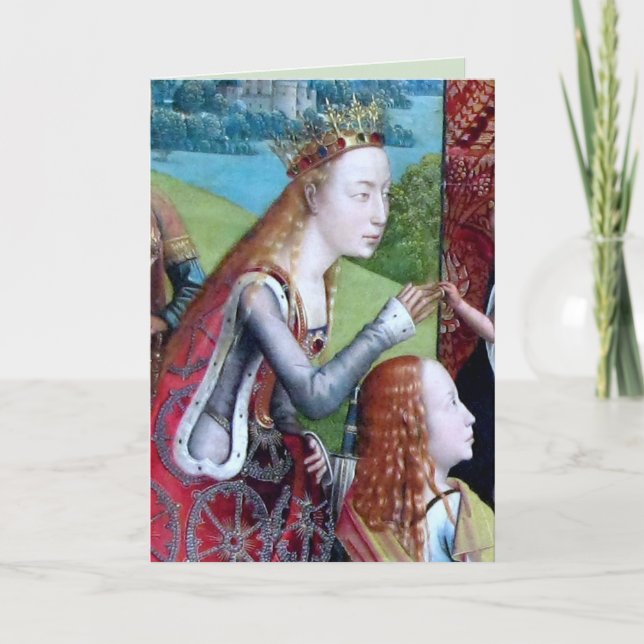 Cartão Rua. Catarina de Alexandria (pormenores; M 070) Ca (Frente)