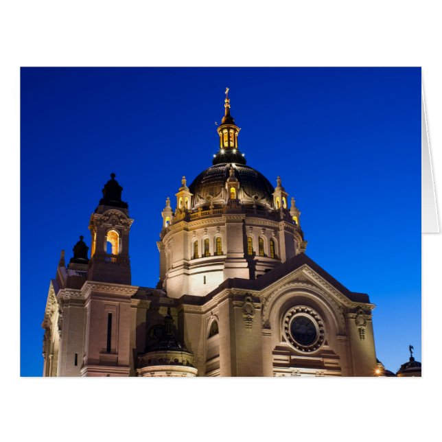Cartão Rua, Catedral Paul (Frente horizontal)