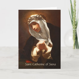 Cartão Rua. Catherine de Siena (Franceschini) Vertical