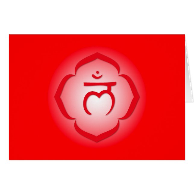 Cartão rua Chakra - Muladhara (Frente Horizontal)