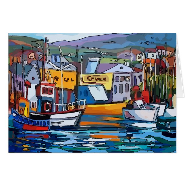 Cartão Rua Croix Harbor (Frente Horizontal)