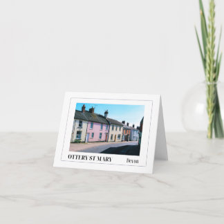 Cartão Rua de bateria Mary, Devon, Inglaterra