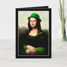 Cartão Rua de Mona Lisa, capa do dia de Patrick