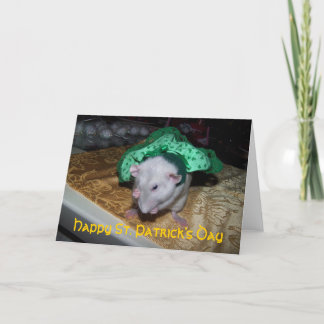 Cartão Rua de Pet Rat Ruby.