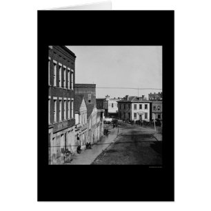 Cartão Rua de Whitehall em Atlanta, GA 1864