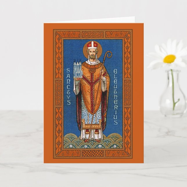 Cartão Rua. Eleutherius of Tournai (DG 01) (Planta pequena)