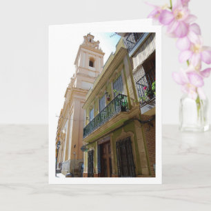 Cartão Rua em Riba-roja de Túria, Cidade Espanhola