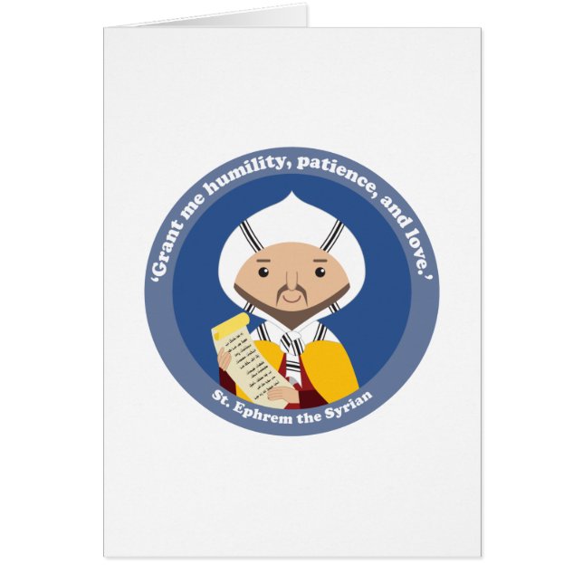 Cartão Rua. Ephrem da Síria (Frente)