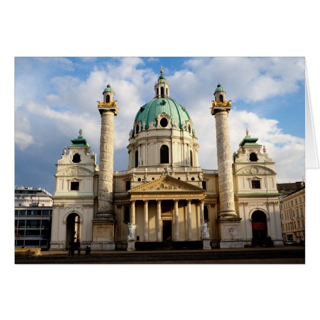 Cartão Rua, Igreja de Charles (Frente Horizontal)