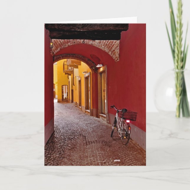 Cartão Rua italiana (Frente)