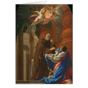 Cartão Rua italiana religiosa Francisco da Paola