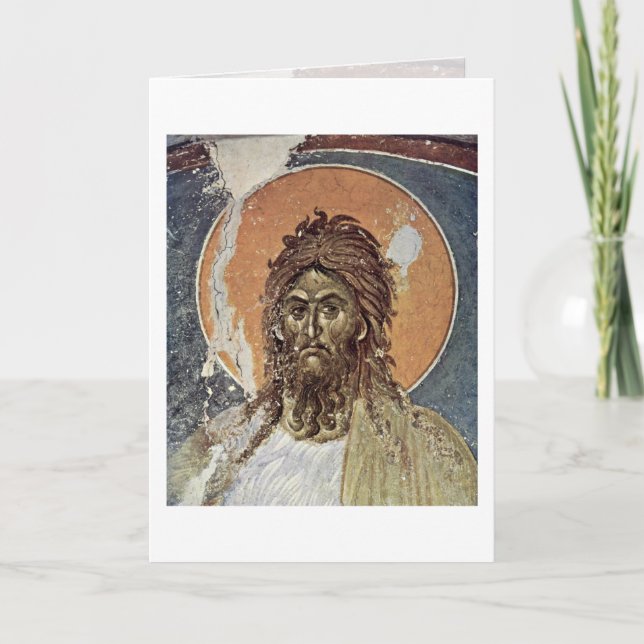 Cartão Rua. João Batista Por Mestre De Gracanica (I) (Frente)