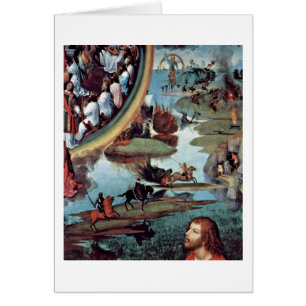 Cartão Rua John O Evangelista De Patmos Por Hans Memling
