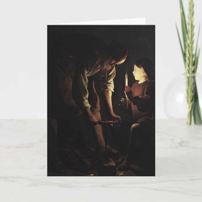 Cartão Rua. Joseph, o carpinteiro, c.1640 (Frente)