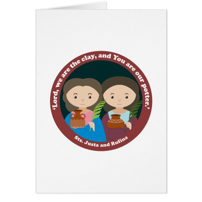 Cartão Rua. Justa & Rua. Rufina (Frente)