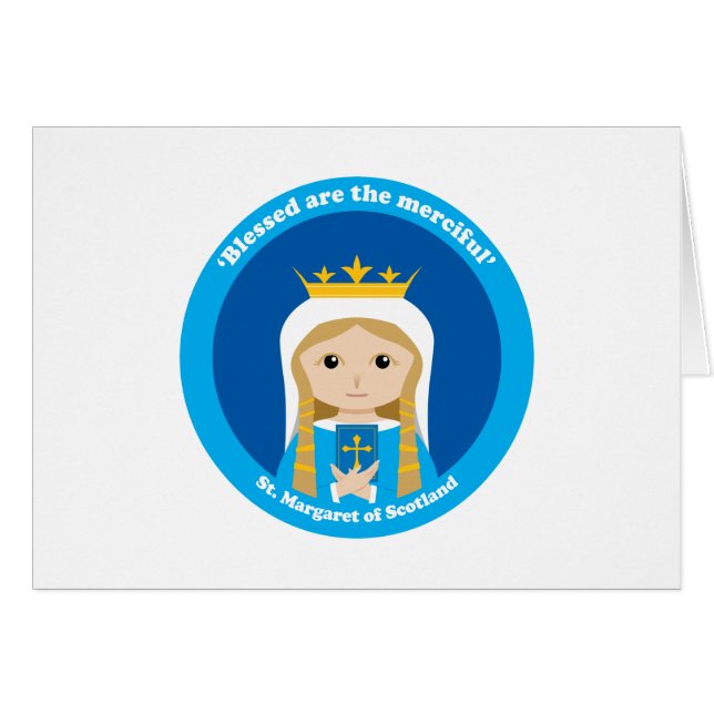 Cartão Rua. Margaret da Escócia (Frente Horizontal)