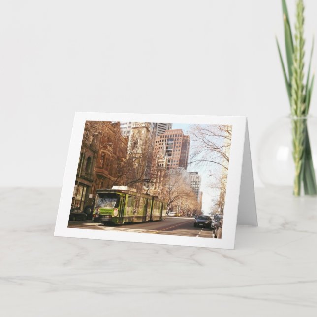 Cartão Rua Melbourne de Collins (Frente)