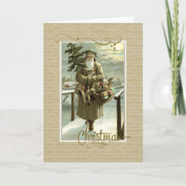 Cartão Rua Nick Christmas Vintage Reproduction
