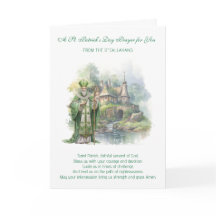 Rua, oração do dia de Patrick e bênção