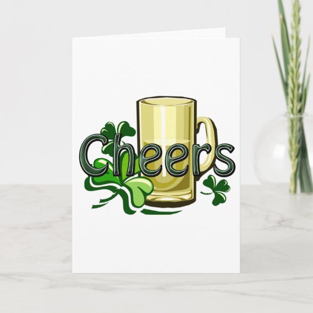 Cartão Rua. Parada Patricks Day Birmingham (Frente)