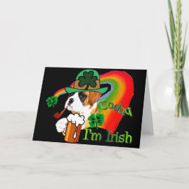 Cartão Rua. Patricks Day Boxer
