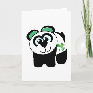 Cartão Rua. Pattys Day Goofkins panda