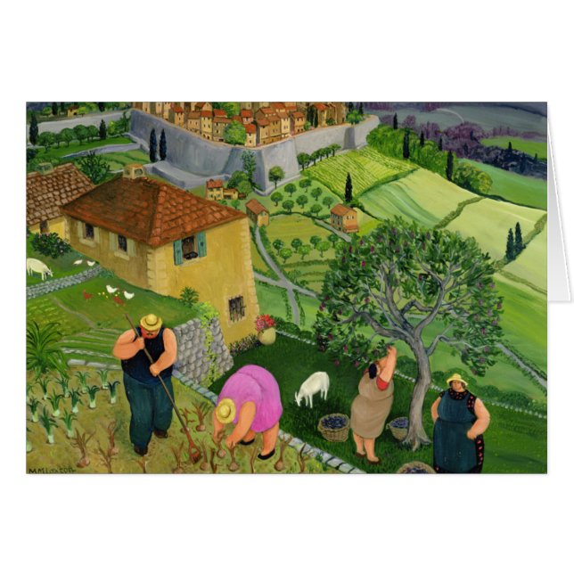 Cartão Rua, Paul de Vence. (Frente Horizontal)