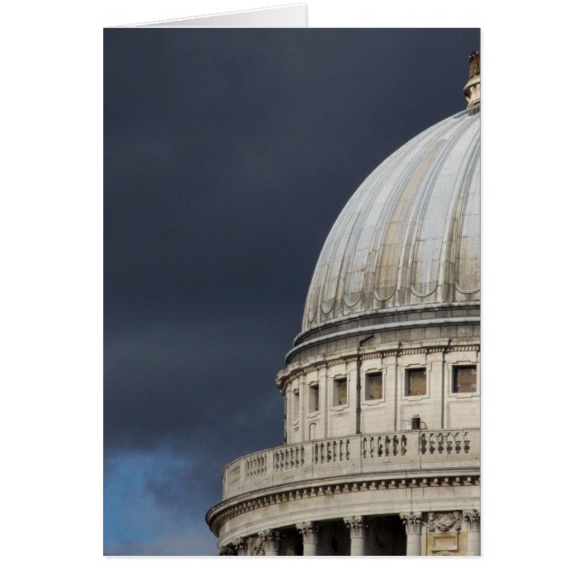 Cartão Rua Paul's Cathedal (Frente)