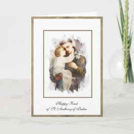 Cartão Rua Religiosa Anthony da Criança de Pádua Jesus