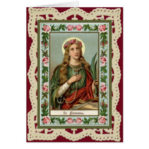 Cartão Rua, Santo religioso católico de Filomena