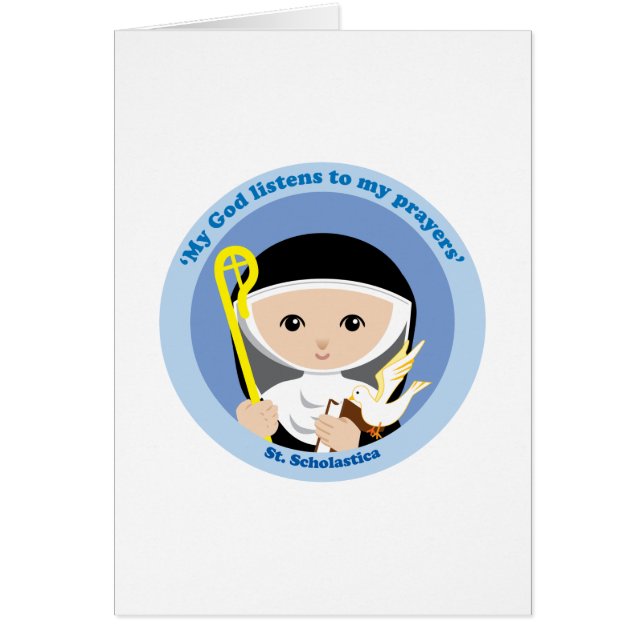 Cartão Rua. Scholastica (Frente)