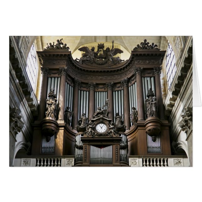 Cartão Rua Sulpice, Paris (Frente Horizontal)