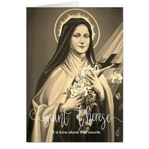 Cartão Rua. Therese   Sepia   Sobreposição de Script Bran