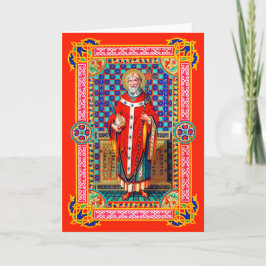 Cartão Rua. Thomas Becket em Red Chasuble (K 34)