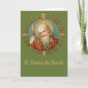 Cartão Rua Thomas the Apostle (JMAS12) Vazio Saudação