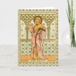 Cartão Rua. Thomas the Apostle (RLS 18) Vazio Saudação