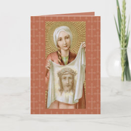 Cartão Rua. Verônica de Jerusalém (JM 60) Saudação Vazio