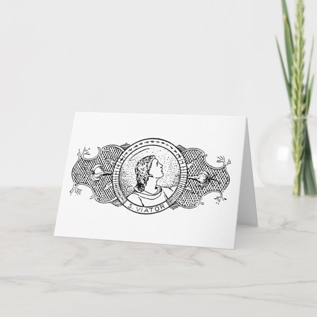 Cartão Rua. Viator de Lyon, Catecista (LD 001) (Frente)