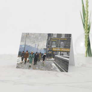 Cartão Rua Winter   Paul Fischer