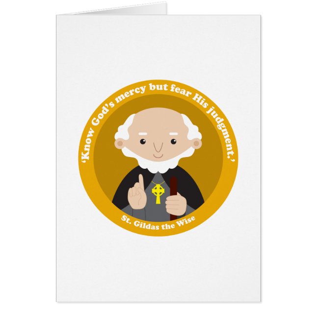 Cartão Ruas, Gildas, o Sábio (Frente)